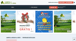Desktop Screenshot of camposenuruguayenventa.com